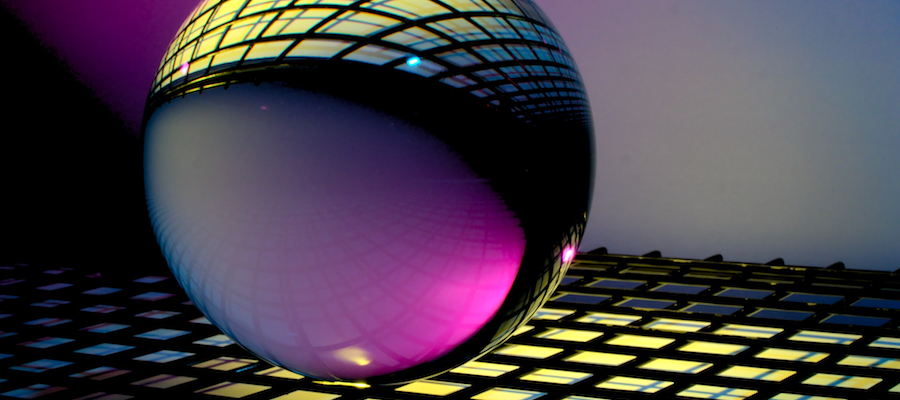 Glowy ball visual