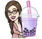 Jennifer's Bitmoji Holding A Large Bubble Tea
