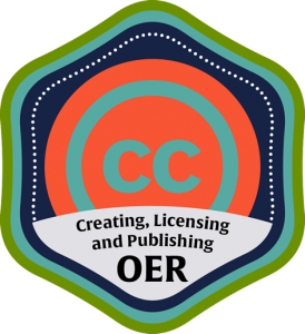 Creating, Licensing and Publishing OER Course Icon