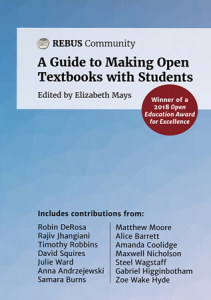 A Guide to Making Open Textbooks with Students Image of Book Cover