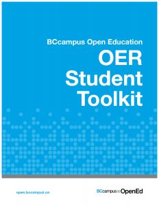 Cover of OER Student Toolkit book