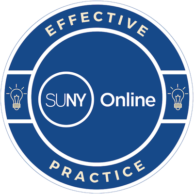 Effective Online Practice Award badge