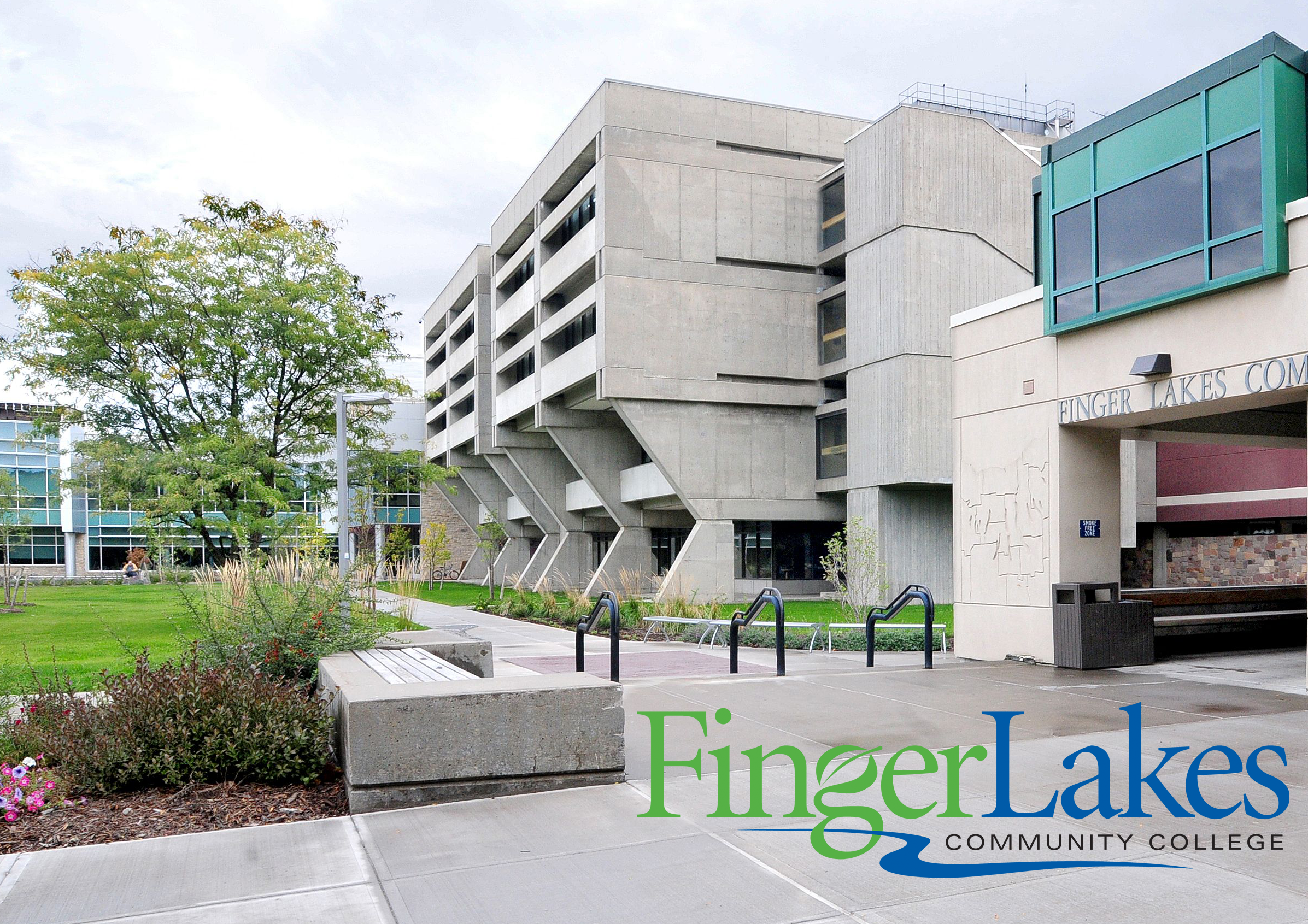 image of main building at finger lakes community college
