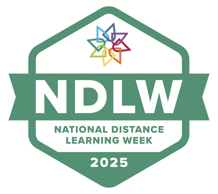 National Distance Learning Week 2025 logo - decorative